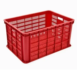 Factory Sale Supermarket Used Nestable Plastic Agricultural Colored Crate