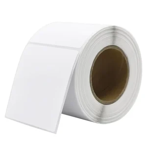 Factory Self Adhesive 100x100mm Waterproof Stickers Direct Thermal Barcode Label 4×4 Inch Label Stock Grocery