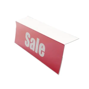 Factory Shelf Talkers Free Design Price Labels Tag Holder Custom Acrylic Label for Supermarket Shelves