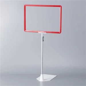 Factory Standing Display Sign Holders Adjustable Sign Holder Floor Stand Aluminum Alloy Sign Stand for Retail Display