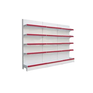 Factory Supermarket Shelf Display Racks for Snack Convenience Adjustable Retail Store Gondola Shelving