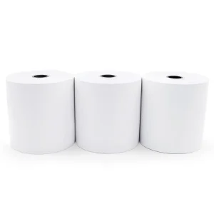 Factory Supply 80mm Thermal Paper Rolls 48gsm 80x70mm POS Printer Paper for Supermarket