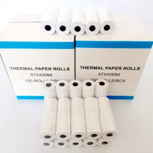 Factory Supply High White Thermal Paper 57x40mm Cash Register Paper for Supermarket Cash Register POS Machine