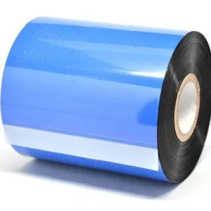 Factory TTR Thermal Printer Ribbon Barcode Printing S22 Wax/resin 110mm*360mtr Black Custom Stickers RFID Wax Resin Flat