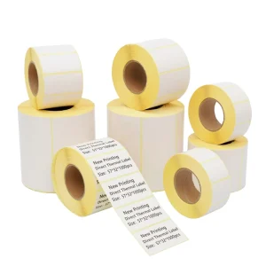 Factory Thermal Label 50×25 57×32 60×40 100×100 100×150 Blank Adhesive Barcode Label Sticker Shipping Thermal Paper Label