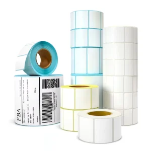 Factory Thermal Label Stickers 60*40mm*1000 Labels for Packaging Barcode Recognition Direct Thermal Customizable Sizes Colors