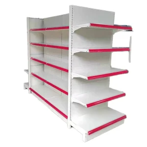 Factory Wall Gondola Estantes Metalicas Shelving Gondolas Para Supermercados Supermarket Grocery Stores Equipment Rack
