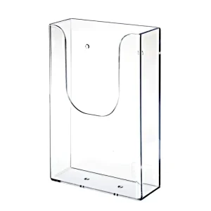 Factory Wall Mounted Clear Acrylic Mail Holder Flyer Display Stand Brochure Holders