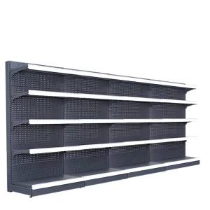 Fashionable Light Duty Steel Gondola Shelving Unit Display Stand for Supermarket and Grocery Store