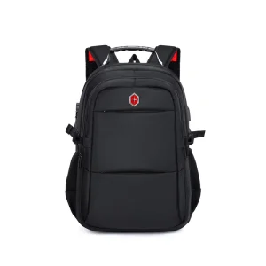 Fashionable Waterproof Anti Theft 18 inch Laptop Backpack USB Password Lock External Frame Polyester 25 35L Business Travel