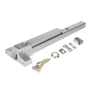 Fire Rated Emergency Escape Panic Door Lock Anti Panic Exit Device ANSI 1 Push Panic bar Lock with Alarm Function
