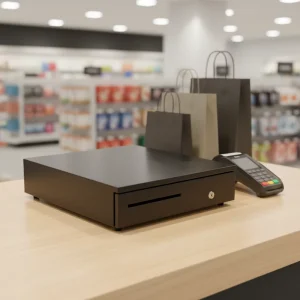 Five Grid Banknote Box Cashier Drawer POS Cash Boxes for Supermarket Retail ABS Material Automatic Counting Sorting