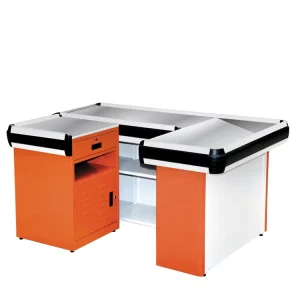 Flexible Store Supermarket Stainless Steel Cashier Counter