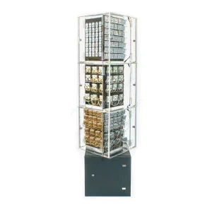 Floor Boutique Earrings Necklace Ring Display Rack Retail Store Jewelry Accessories Rotating Display Stand