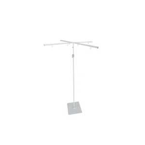 Floor Standing Metallic Advertising Display Rack for Store Promotion with Poster Organizer