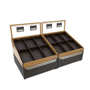 Foldable Display Stand Supermarket Orchard Bin for Fruit Vegetable Display