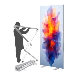 Foldable SEG Light Box Custom Exhibition Display Booth Modular Fabric for Trade Fair Events Portable Solution