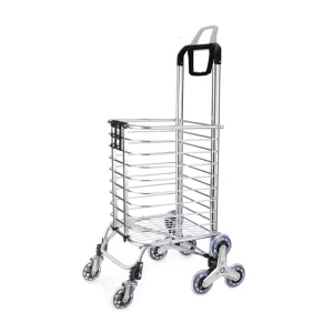 Foldable Shopping Trolley Large and Easy to Carry Cart on Climbing Stair Wheels Quality