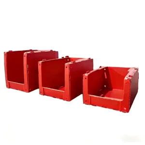Foldable Stackable PP Storage Box Custom Cutting Service for Clothing Warehouse Storage and Order Picking