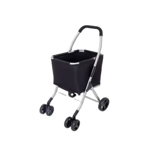 Folding Shopping Cart 6 Wheels Custom Shopping Trolley Light Weight Trolley Grocery Carts