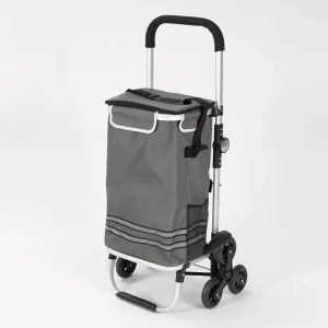Folding Supermarket Shopping Trolley Portable Lightweight Large Capacity Can Climb the Stairs Trolley Cart