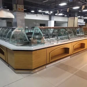 Food Display Deli Refrigeration Equipment Showcase Cabinet for Grocery Store or Supermarket