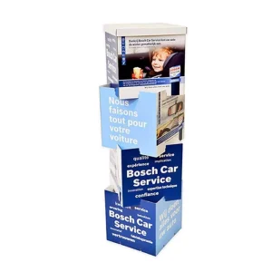 For Plastic Sheet Board Custom Folding Stackable Display Marketing Cubes Cutting Fade Resistant Matte