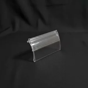 For Transparent PVC Data Strip Shelf Edge Label Holder for Retail Stores Price Tags Signage and Information Display