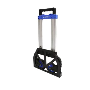 Four Wheels Mini Compact Telescopic Folding Portable Lightweight Shopping Retractable Luggage Hand Trolley Cart Truck