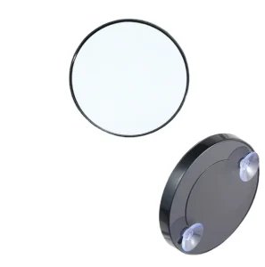 Frameless Industrial Design Glass 5X Magnifying Vanity Mirror 145mm Diameter Decorative