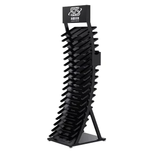 Free Design Stone Display Stand With Bearing Caster for Stones Display Rack With 15 Shelves