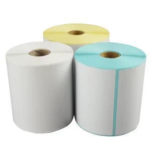 Free Sample Waterproof 4×6 Blank Shipping Label Printing Thermal Transfer Sticker Labels Direct Thermal Label Sticker