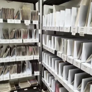Freestanding Storage Rack Divider Industrial Shelf Separator