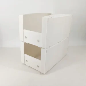 Front Open Heavy Duty Recyclable Eco Friendly PP Corrugated Plastic Warehouse Storage Box for Clothing