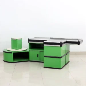 Fully Automatic Supermarket Electric Cashier Table for Convenience Store Fast Checkout Warehousing Supply
