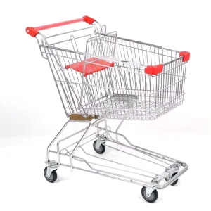 GH Grocery Made Heavy Duty Super Market Shopping Basket Trolleys Carts with Wheels