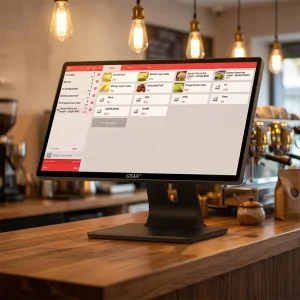 GSAN 18.5 Inch Touch Screen POS Terminal Cash Register All in One Machine POS Systems for Restaurant