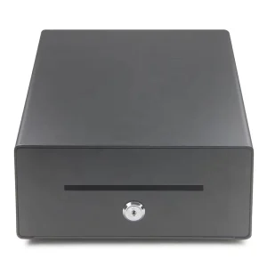 GSAN Electronic Cash Drawer Small 230MM USB RJ11 Safe Checkout Counter with Removable Tray for Retail 4 Bill 6 Coin Storage