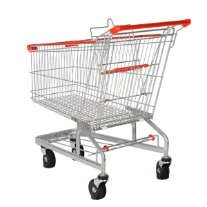 Germany Style High Quality Heavy Duty Supermarket Shopping Trolley Grocery Shopping Trolley Cart