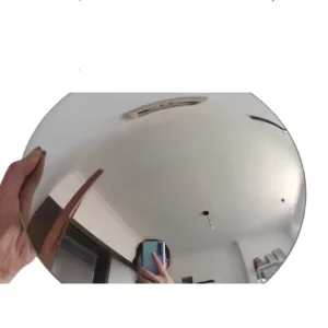 Glass Convex Mirror For Retail Warehouse Guard Booths Production Facilities Driveways Wide Angle Mirrors