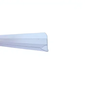 Glass Shelf Price Tag Holder Plastic Strip Label Holder Display Rack Eco Friendly Food Grade Transparent Supermarket