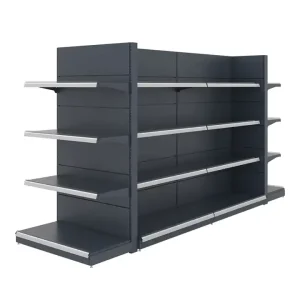 Gondola Shelving Retail Store Shelves Adjustable Disassembled Mini Metal Supermarket Gondola Shelf Whole Shop Decoration Racks