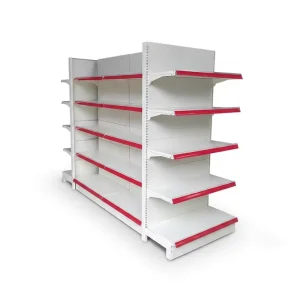 Gondolas For Supermarket Shelves Double Sided Shelving Aisle Shelving Back To Back Shelving Double Faced Shelving Unit