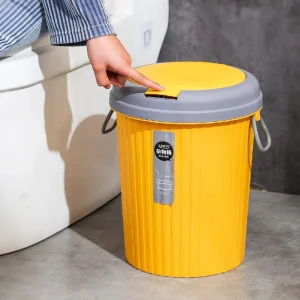 Good Quality Eco-Friendly 9L Open Top Plastic Garbage Bin for School Use Kitchen and Toilet Trash Can