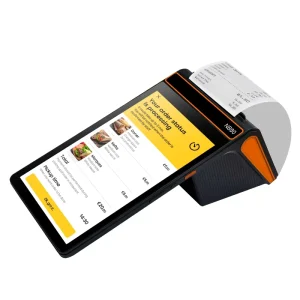 Google 8 Inch Android 13 All in One Restaurant POS Terminal Small Tablet with 80 Printer NFC QR Code Ordering