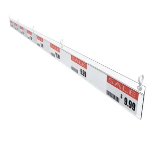 Grocery Acrylic Price Tag Holder Display Price Tag with Foam