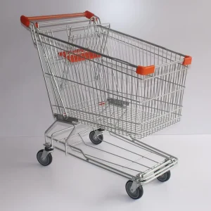Grocery Shopping Trolley 60 240L European Style Shopping Carts For Supermarket