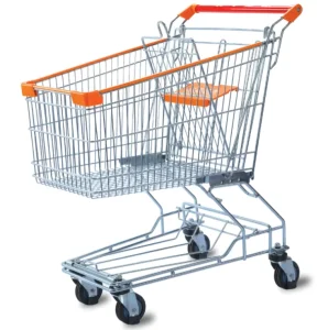 Grocery Store Steel Trolley Supermarket Shopping Cart