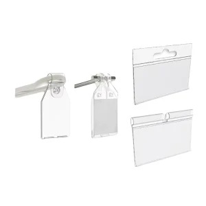 Guanriver Superior Quality Plastic PVC Price Tag Holder for Supermarket Shelves