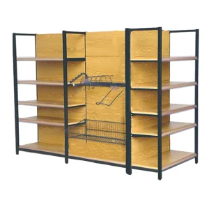 Guichang Supermarket Shelf Metal Products Customizable Four-column Shelf Single-sided And Double-sided Bearing Strong
